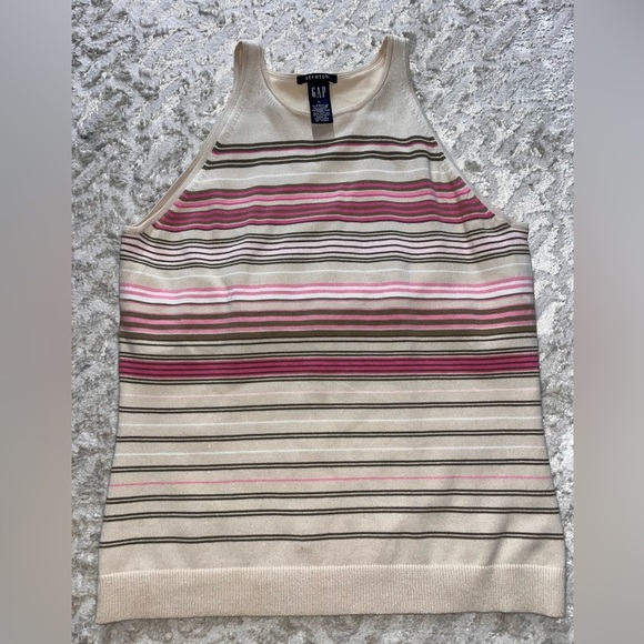 GAP Tops - GAP Multicolor Striped Stretch Top woman’s size large